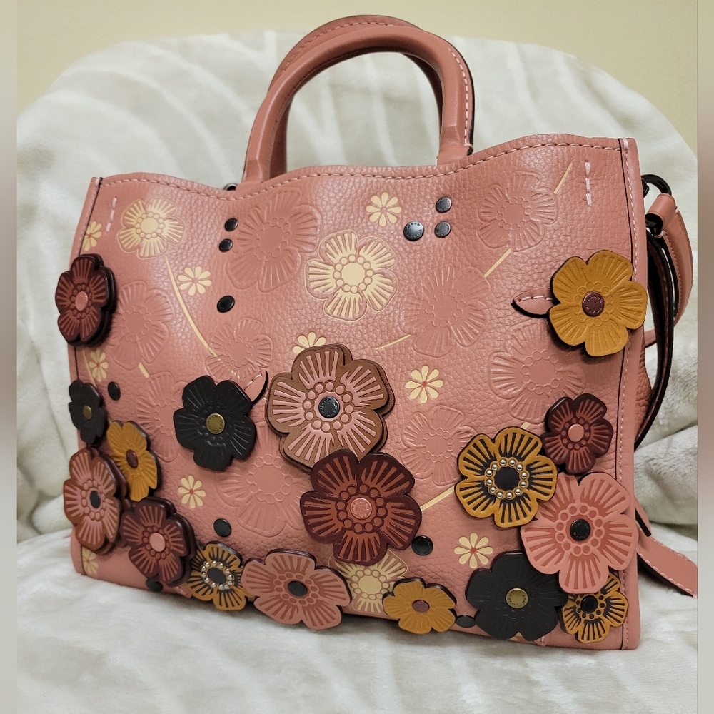 COACH ROGUE 30 TEA ROSE IN MELON - Picture 3 of 15